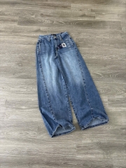 Quần denim GAP ống suông
