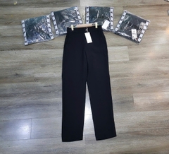 Quần baggy Zara đen cạp cao dư xịn