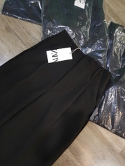 Quần baggy Zara đen cạp cao dư xịn