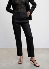 Quần âu MNG linen 2 màu Đen/Hồng