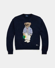 Áo len cổ tròn Polo Bear Cotton