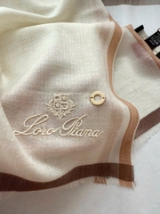 Khăn Loro Piana 100% cashmere viền