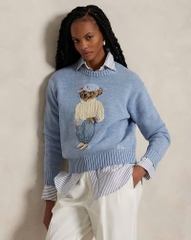 Áo len cổ tròn Polo Bear