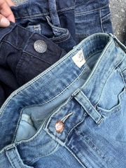 Quần denim Costance co giãn ống vảy