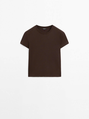 ÁO THUN 100% COTTON VỚI CHI TIẾT ĐƯỜNG MAY