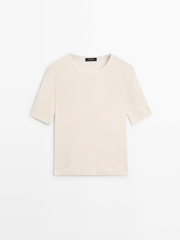 ÁO THUN 100% COTTON VỚI CHI TIẾT ĐƯỜNG MAY