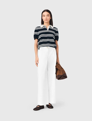 Quần ống rộng bằng vải cotton