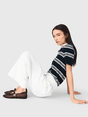 Quần ống rộng bằng vải cotton