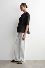 ÁO PEPLUM BẰNG VẢI COTTON