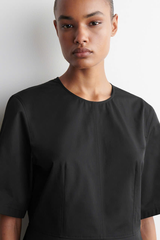 ÁO PEPLUM BẰNG VẢI COTTON