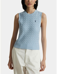 ÁO LEN KHÔNG TAY BẰNG VẢI COTTON DỆT KIM
