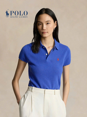 Áo Polo Cashmere dáng ôm ngắn tay