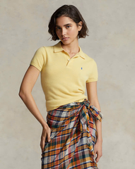 Áo len polo RL ngắn tay cổ đức