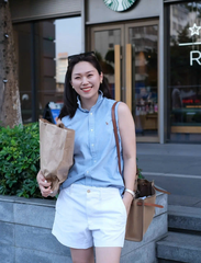 ÁO SƠ MI OXFORD KHÔNG TAY KIỂU DÁNG CỔ ĐIỂN