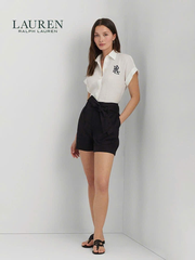 SƠ MI POLO RL LINEN CỔ ĐỨC NGẮN TAY