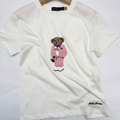 Áo thun Polo Bear màu trắng