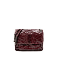 TÚI SAINT LAURENT NIKI CỠ TRUNG BẰNG DA NHĂN