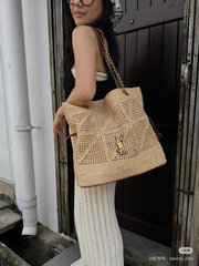 Túi YSL Jamie shopping màu beige