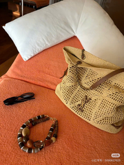 Túi YSL Jamie shopping màu beige