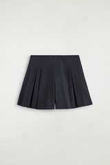 Quần short cotton xếp ly dáng tiêu chuẩn