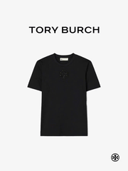 Tshirt TORY BURCH logo đính đá