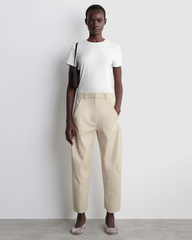 Quần ống rộng bằng vải cotton