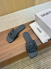 Dép bệt LOEWE quai logo (bản xuất)
