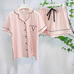 Victoria's Secret Satin Pajama Set quần ngắn