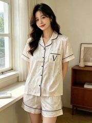 Victoria's Secret Satin Pajama Set quần ngắn