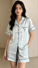 Victoria's Secret Satin Pajama Set quần ngắn
