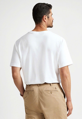 Tshirt nam POLO RL trơn cổ tròn logo ngực 3 màu