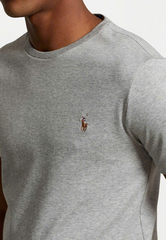 Tshirt nam POLO RL trơn cổ tròn logo ngực 3 màu