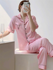 Victoria's Secret Satin Pajama Set quần dài