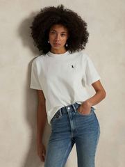 ÁO THUN CỔ TRÒN COTTON JERSEY DÁNG CỔ ĐIỂN