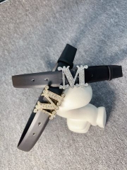 Belt MaxMara bản 2cm chữ M 2 màu