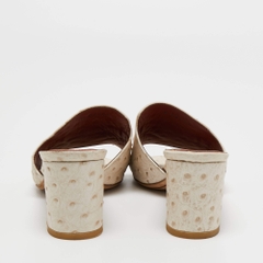 Dép Loro Piana Summer Charms Sandal Ostrich Leather