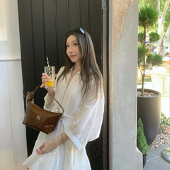 Túi Miumiuhobo da bóng kẹp nách 2 màu