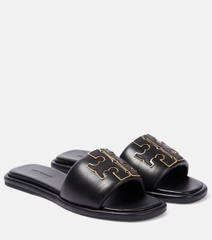 Dép da Tory Burch Eleanor T Monogram