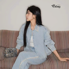 QUẦN JEAN ĐÍNH CƯỜM