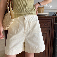 Short denim trắng Zara