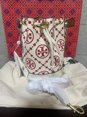 Bag bucket Tory Burch monogram logo