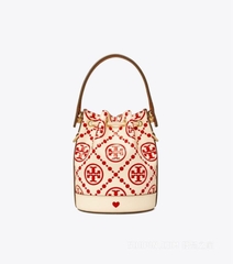 Bag bucket Tory Burch monogram logo