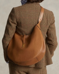 Rauph Lauren ID calfskin large shoulder bag