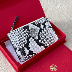 Card holder Tory Burch da rắn