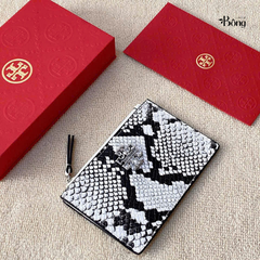 Card holder Tory Burch da rắn