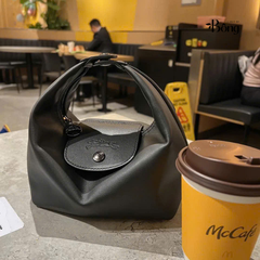 Túi Longchamp cặp lồng da