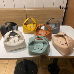 Túi Longchamp cặp lồng da