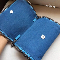 Túi Stellamccartny màu denim Sz22x16