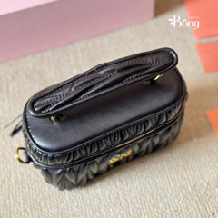 Túi MiuMiu nhăn dáng cặp lồng Sz25x13x8