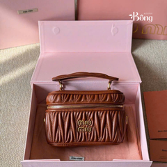 Túi MiuMiu nhăn dáng cặp lồng Sz25x13x8